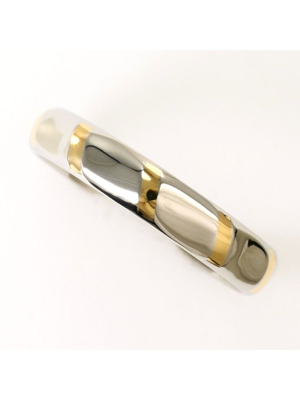 Celine Platinum 18k Yellow Gold Ring